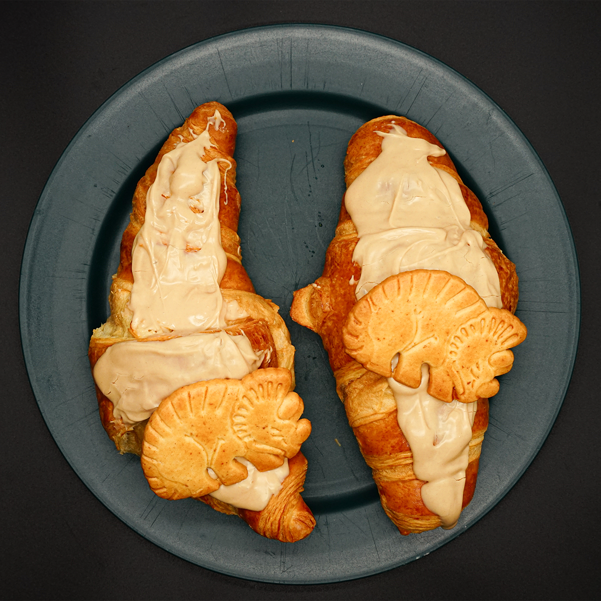 Croissant de Galleta Dinosaurio de Las Tartitas de Merxe