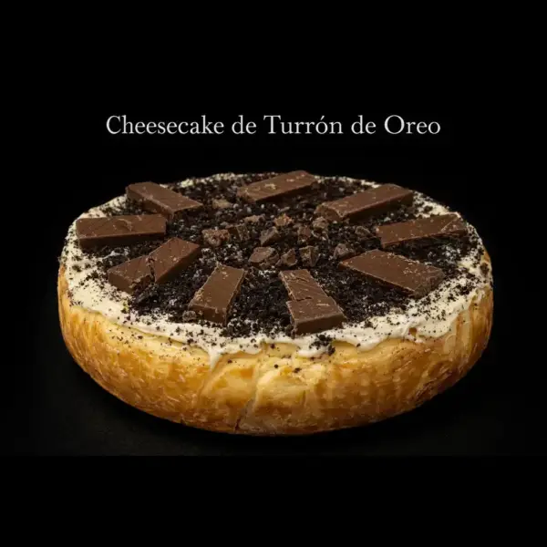 Tarta de turrón de oreo